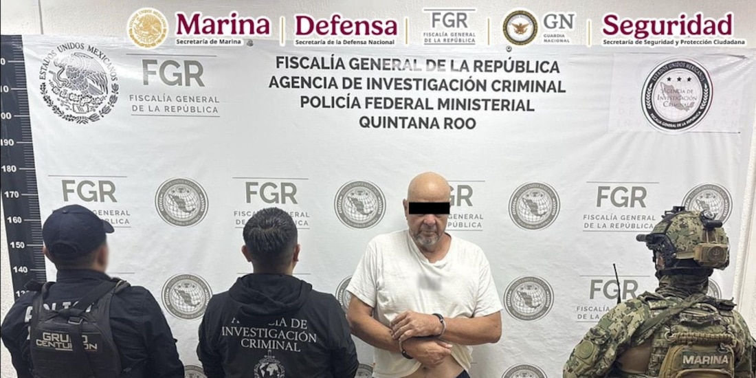 El señalado ya fue enviado a la Ciudad de México.