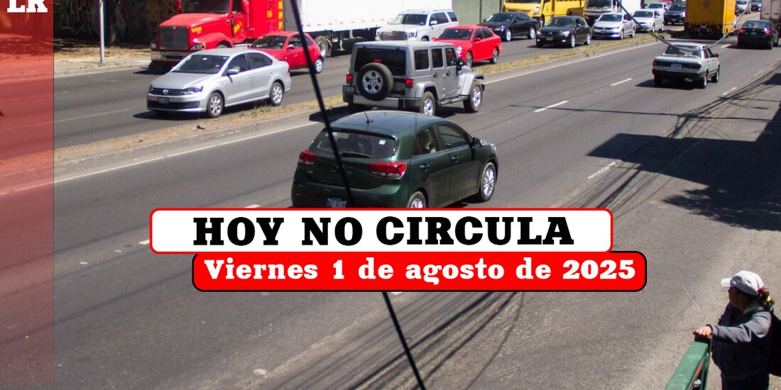 Te decimos qué vehículos descansan este viernes 2 de agosto de 2025 en la Ciudad de México y el Estado de México.