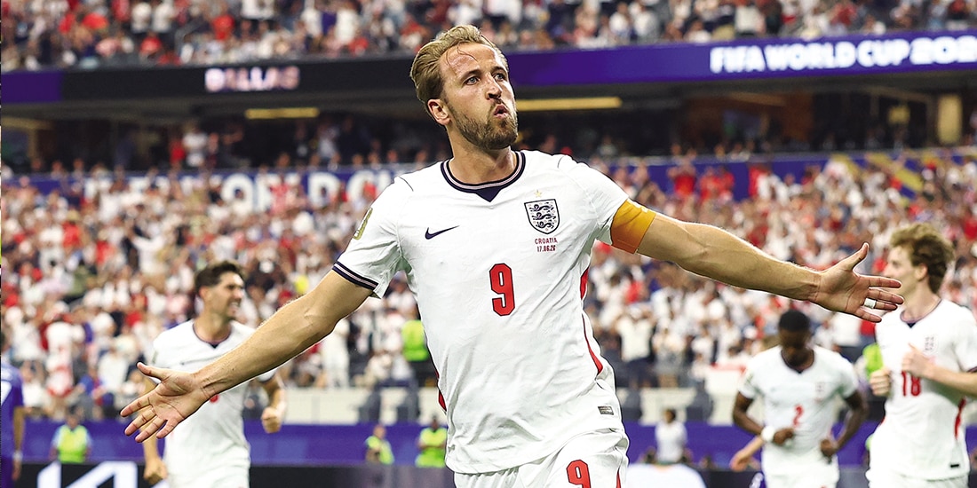HARRY KANE,
tras una de sus
anotaciones, ayer