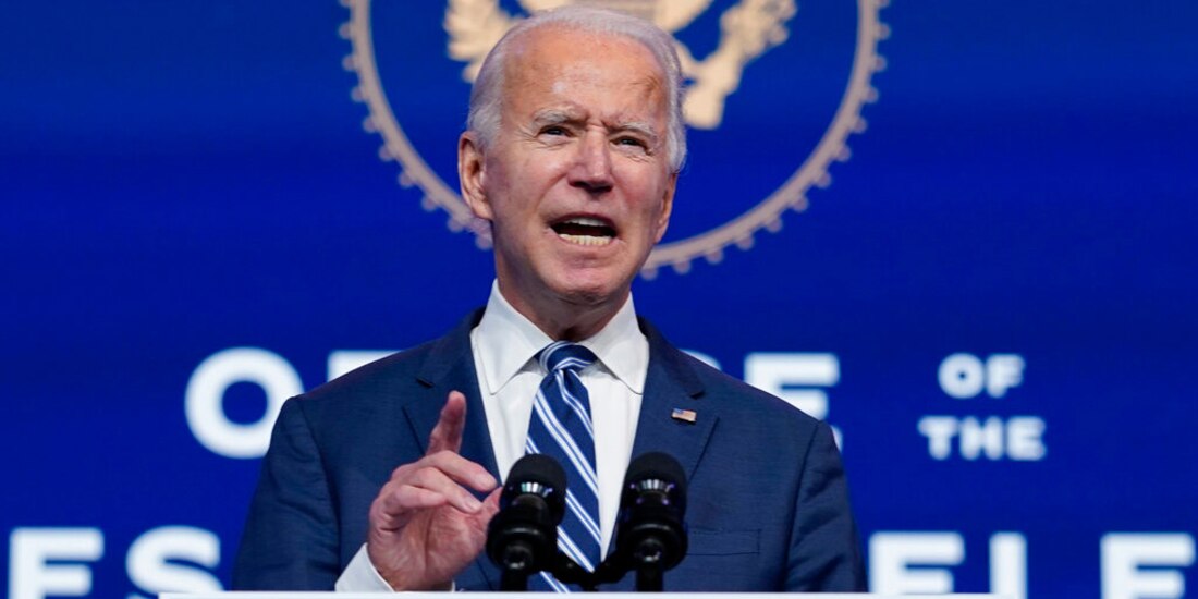 Joe Biden, virtual presidente de Estados Unidos.