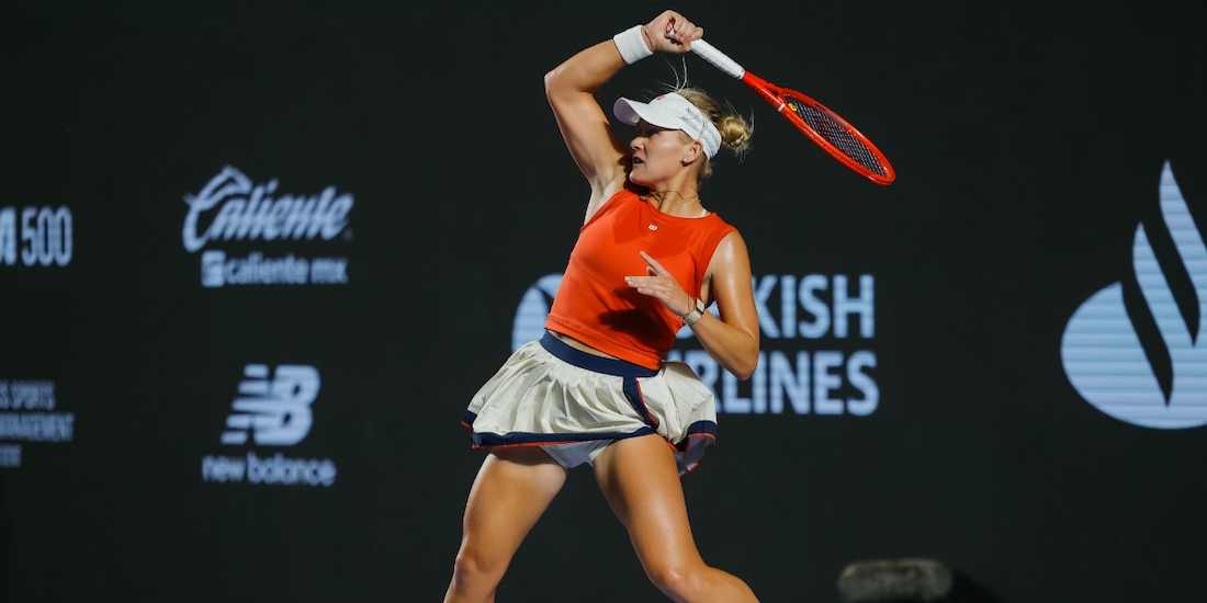 Peyton Stearns eliminó a Liudmila Samsonova en las semifinales del Guadalajara Open 2026.