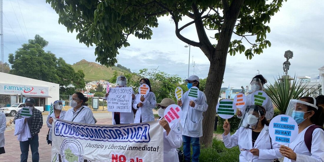 Médicos piden liberación de Vicente Grajales Yuca