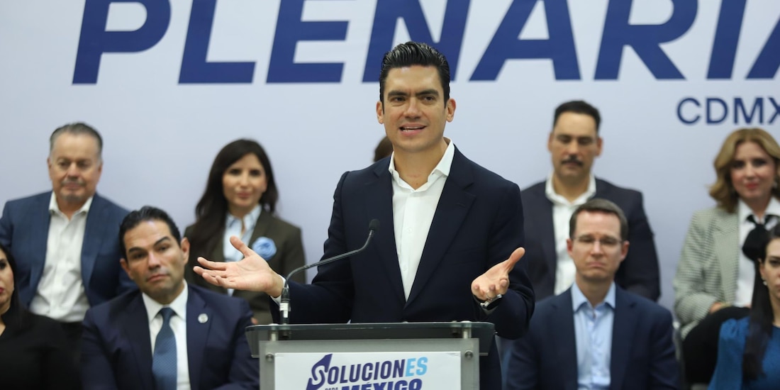 El dirigente nacional del PAN Jorge Romero Herrera, el 31 de agosto de 2026.