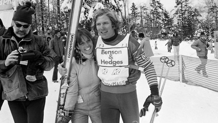 Claudine Longet y Vladimir Spider Sabich, en 1974