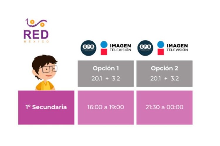 Horario Secundaria Aprende en Casa III