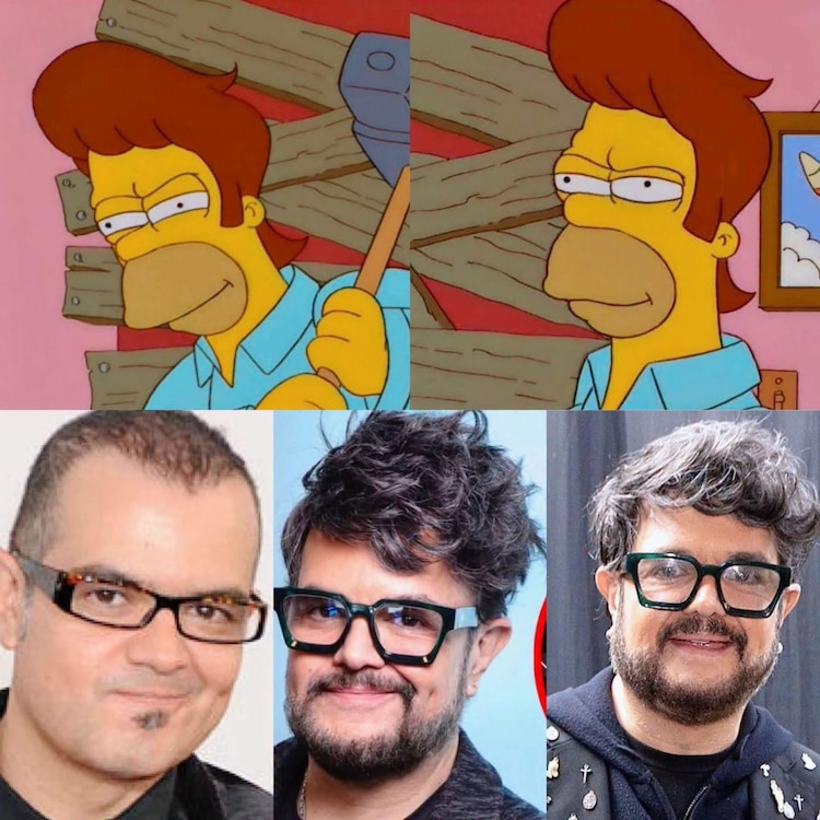 Los memes de Aleks Syntek por su pelo; lo comparan con capítulo de Los Simpson