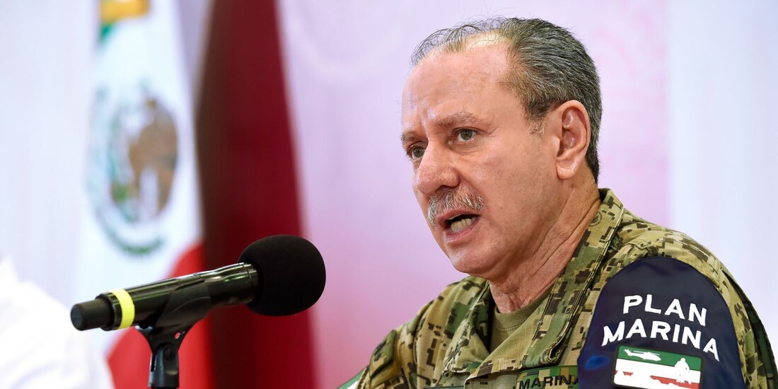 El titular de la Secretaría de Marina, Rafael Ojeda Durán.