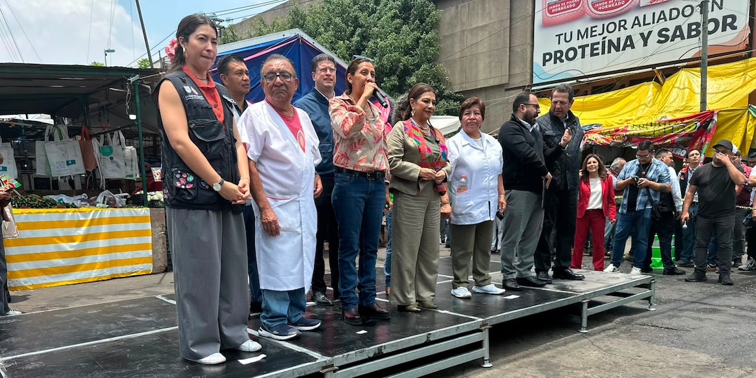 Clara Brugada encabezó entrega de mejoras en la Merced