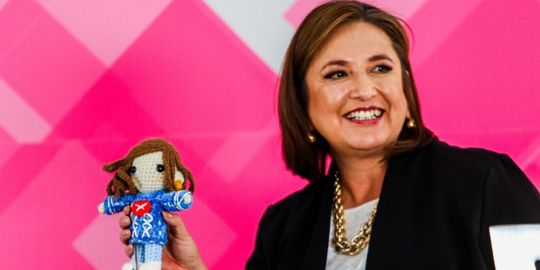 Xochitl Gálvez compartió su número telefónico e informó que no lo cambiará.