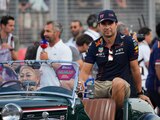 El piloto de Red Bull Sergio Pérez antes del Gran Premio de Singapur de F1
