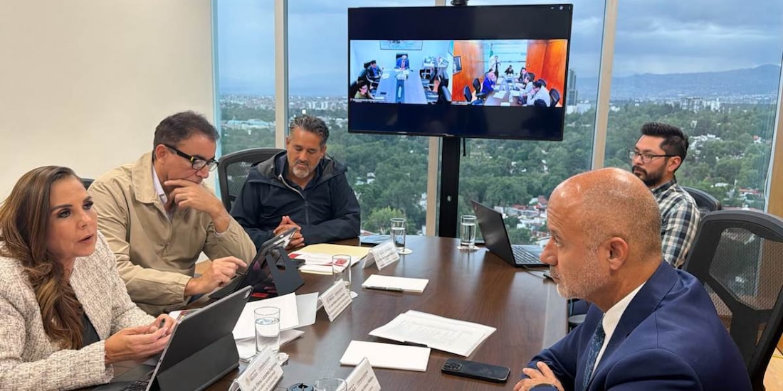 La Gobernadora del Estado, Mara Lezama, sostuvo un encuentro de trabajo en las oficinas de la capital del país.