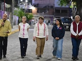 La gobernadora Delfina Gómez Álvarez coordina el presupuesto tripartito para garantizar obras de pavimentación y redes hídricas.