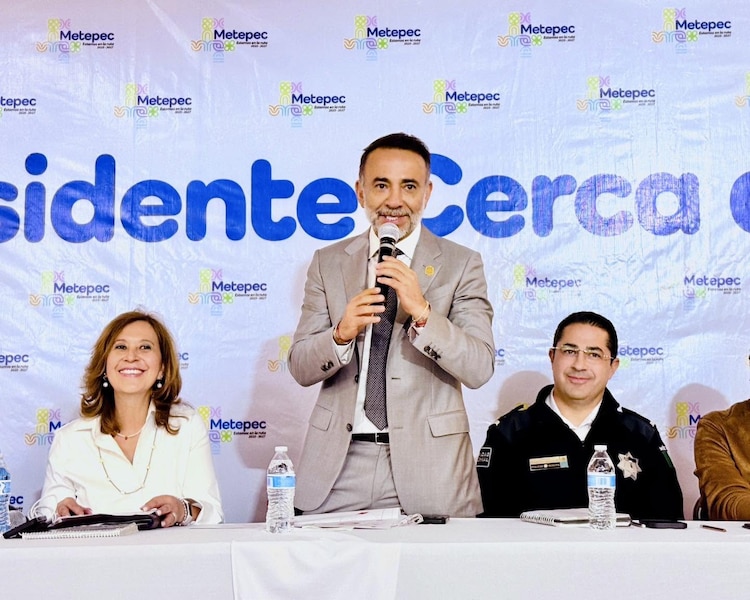 Fernando Flores, presidente municipal de Metepec, Estado de México.
