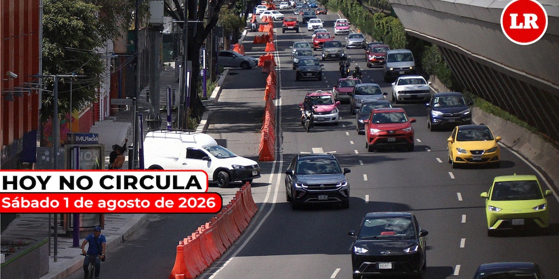 Revisa para qué vehículos aplica el Hoy No Circula este primer sábado de agosto de 2026 en la Zona Metropolitana del Valle de México.