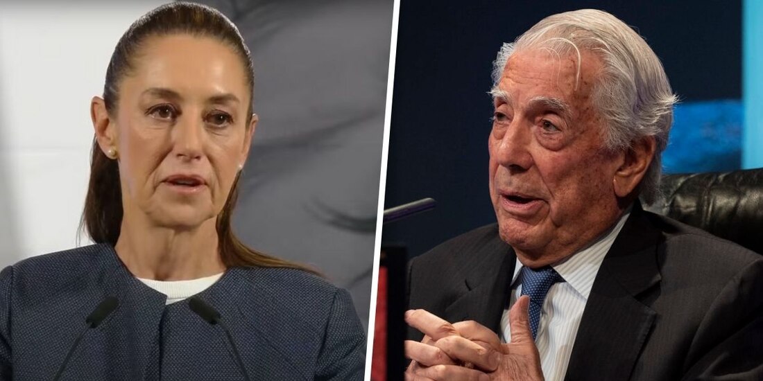 Claudia Sheinbaum lamenta fallecimiento de Mario Vargas Llosa.