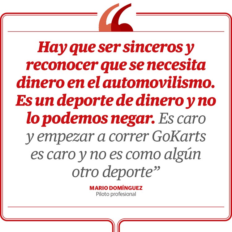 Mario Domínguez actualmente corre en la Súper Copa Mercedes.