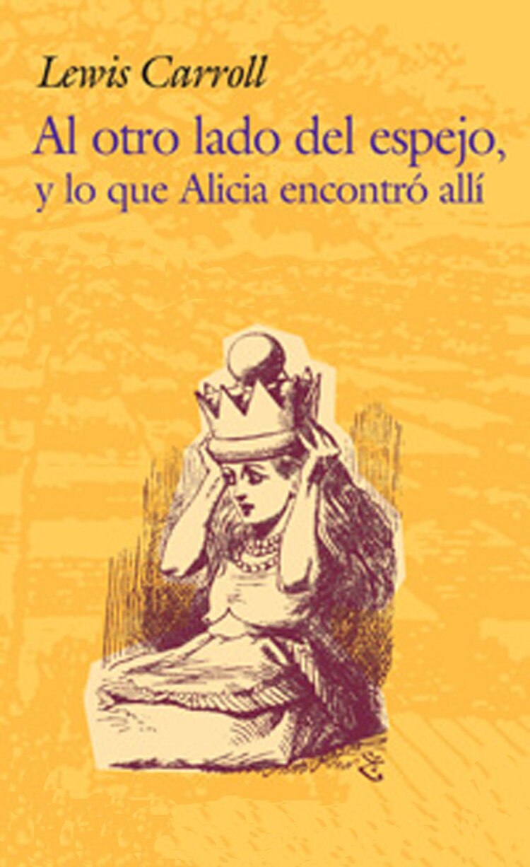Portada de "A través del espejo y lo que Alicia encontró allí".