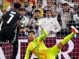 Thibaut Courtois le detuvo un penalti a Bukayo Saka en el Real Madrid vs Arsenal.