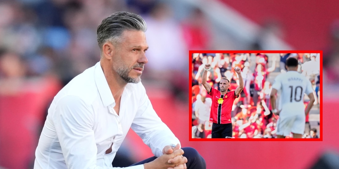 Martín Demichelis en su triunfo con el Mallorca ante el Real Madrid