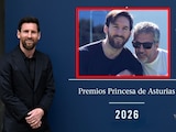 Lionel Messi recuerda con cariño a su padre en el premio Princesa de Asturias