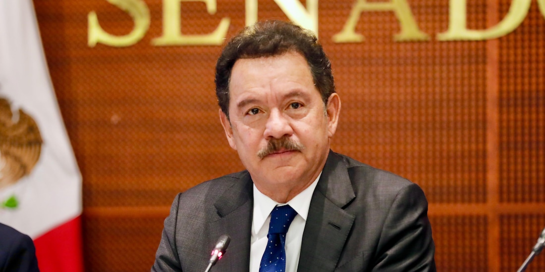 Ignacio Mier Velazco, coordinador del grupo parlamentario de Morena en el Senado.