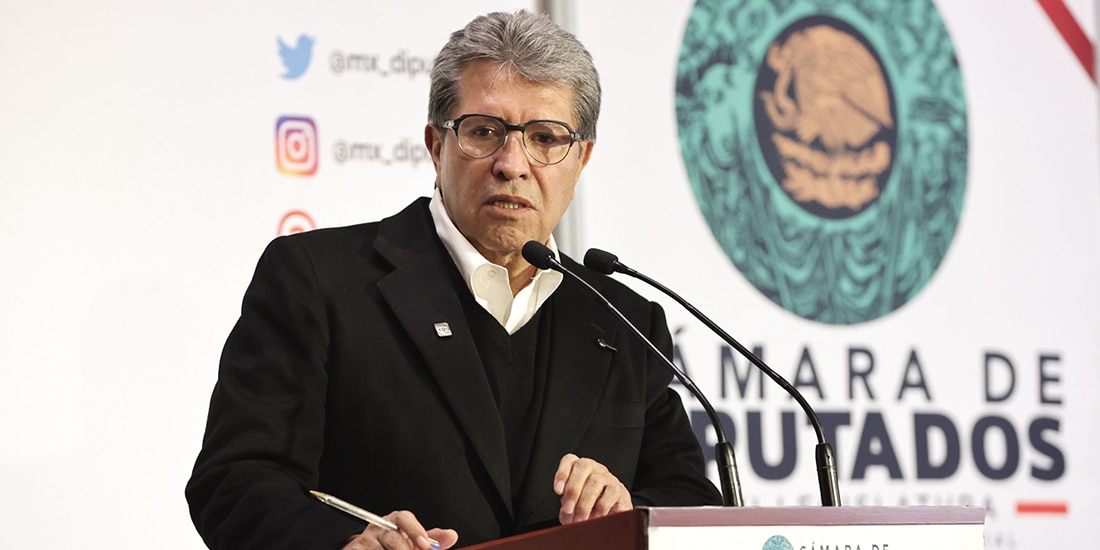 Ricardo Monreal Ávila, coordinador de Morena en la Cámara de Diputados, en una fotografía ilustrativa.