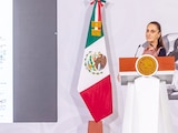 Claudia Sheinbaum, Presidenta de México, ayer, en conferencia de prensa.