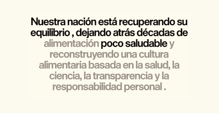 Nueva pirámide nutricional de Estados Unidos