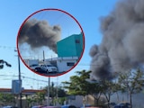 Reportan incendio en instalaciones del Ministerio Público de Mazatlán