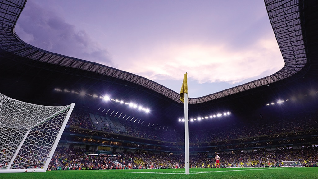 EL ESTADIO de Rayados, el domingo pasado, en su estreno en la justa.