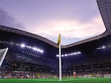 EL ESTADIO de Rayados, el domingo pasado, en su estreno en la justa.