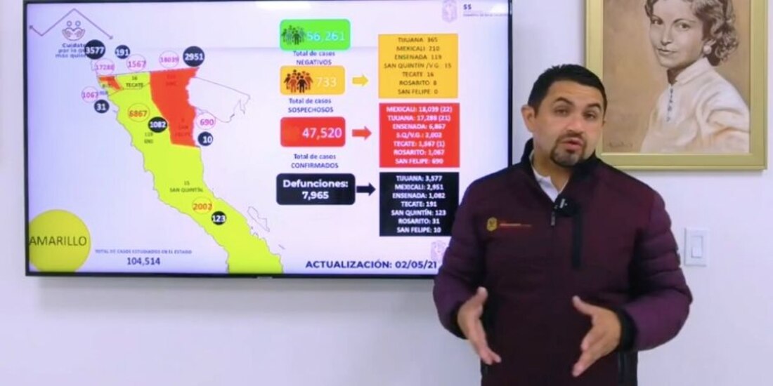 Alonso Pérez Rico, secretario de Salud de Baja California.