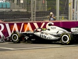 Checo Pérez sufrió choque en la clasificación de la Sprint Race.