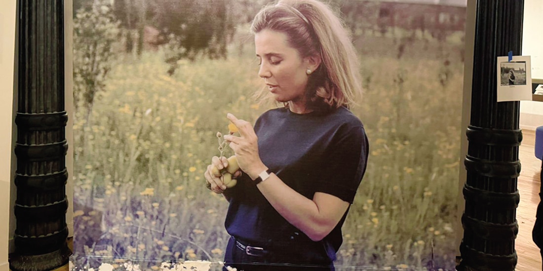 La periodista, en una foto de su juventud.