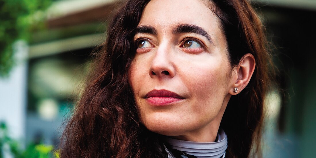 La autora Fernanda Trías, en una foto promocional de su libro.