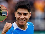 Obed Vargas se estrenó como goleador del Atlético de Madrid.