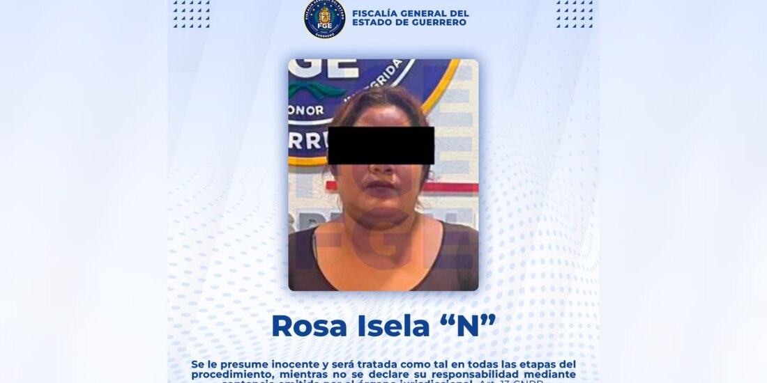 Rosa Isela "N" fue vinculada a proceso este martes 10 de diciembre.