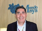 Tonatiuh Velasco, en su participación en Tianguis Turístico, el 28 de abril pasado.