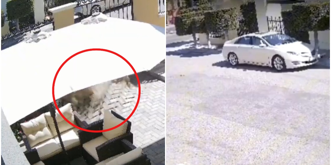 Así fue la explosión de las coladeras en Tijuana.