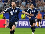 Leo Messi anota su sexto gol en el Mundial 2026.