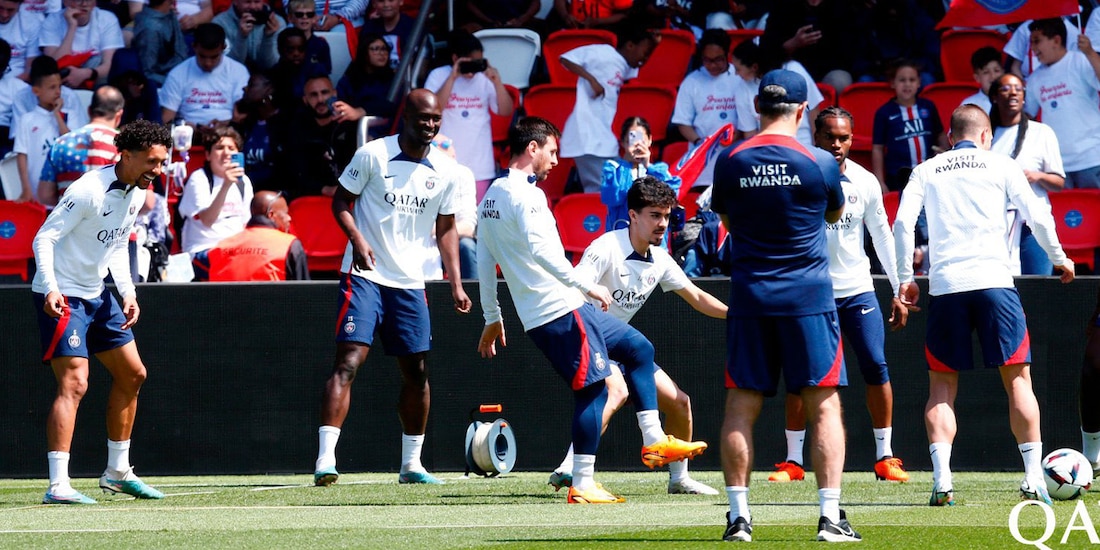 El PSG se volvió a coronar en la liga de Francia.