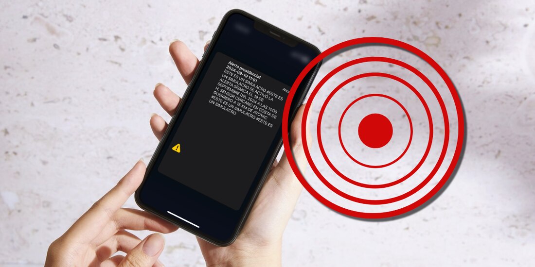 ¿Por qué no sonó el mensaje de alerta en los celulares?