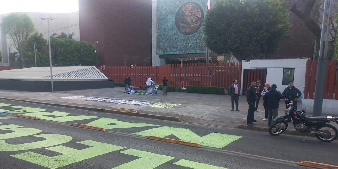 Inmediaciones del Congreso de la Unión.