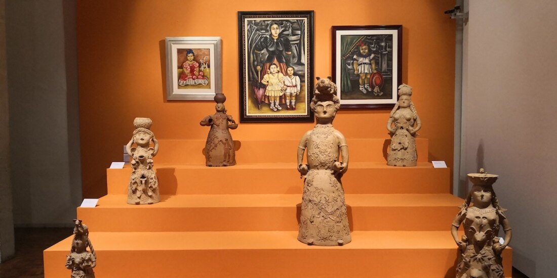 La muestra logra un equilibrio entre las dos artistas.