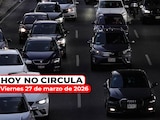Te compartimos cómo aplica el Hoy No Circula este viernes 27 de marzo de 2026 en la Ciudad de México y el Estado de México.
