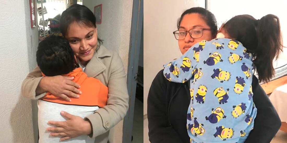 Las madres de los menores de edad salieron de sus estados para poder tratar a sus hijos durante las fiestas decembrinas