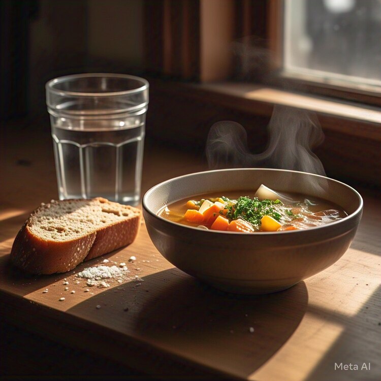 El ayuno en cuaresma implica racionar algunos alimentos.