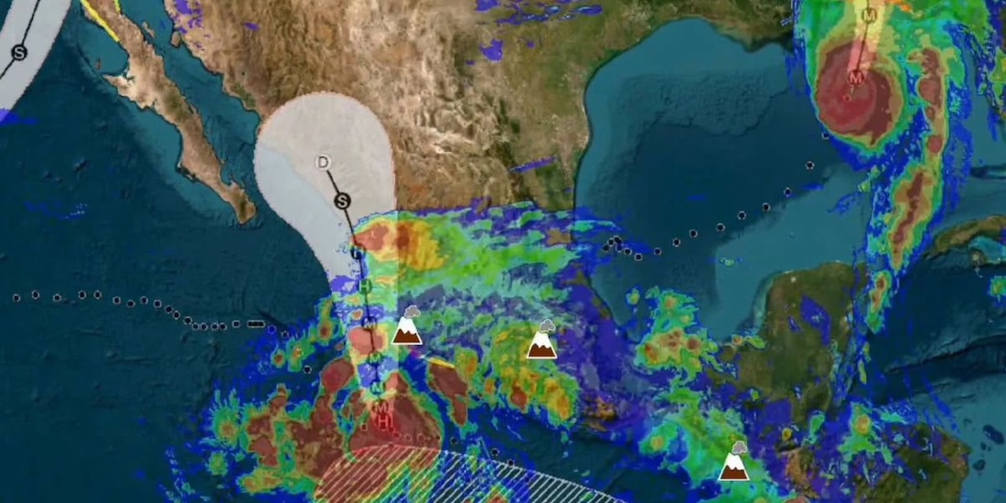Huracán Simón pone en alerta a Colima