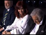 Pepe Mujica se duerme durante discurso del Presidente de Argentina
