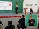 Marcelo Ebrard adelantó, en presencia de AMLO, la llegada de las vacunas contra COVID-19 de marzo a junio.